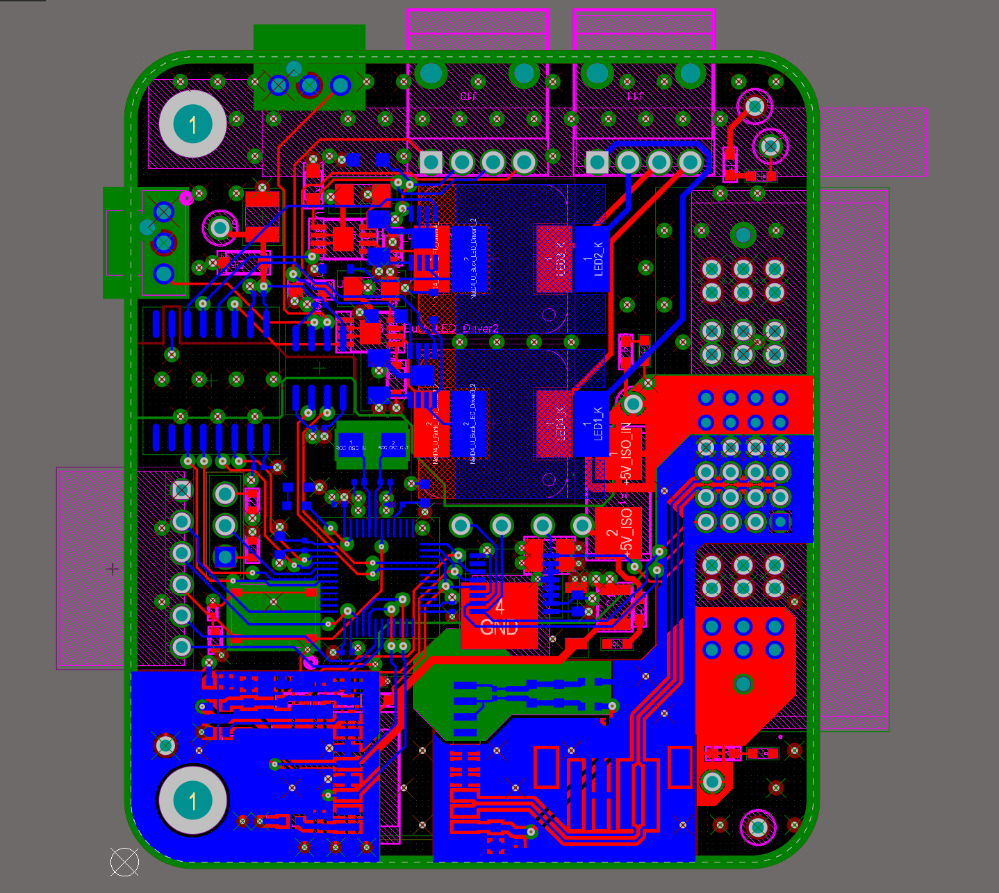 AUV 5.0 Lights Controls Board