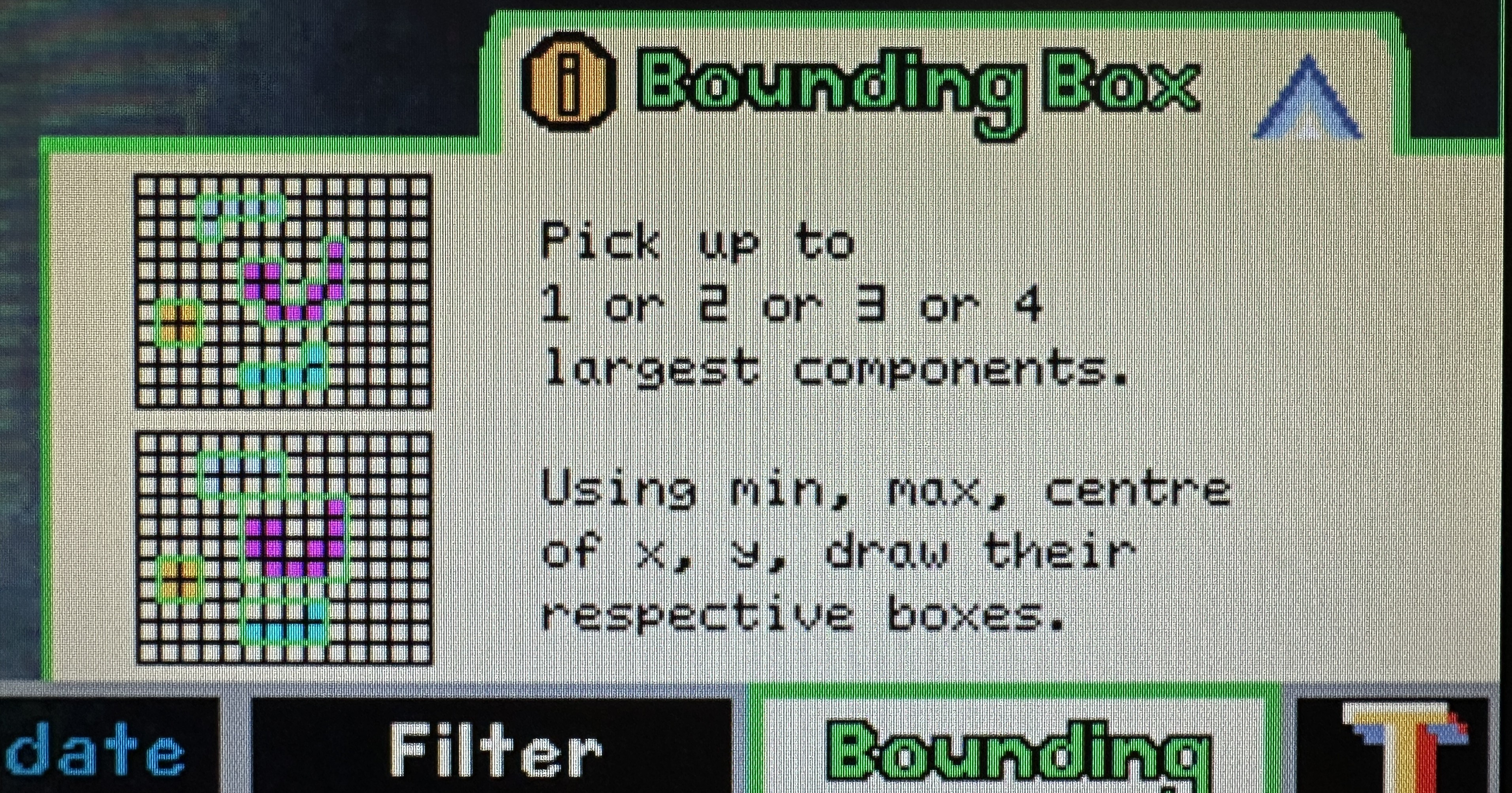 bounding box tab